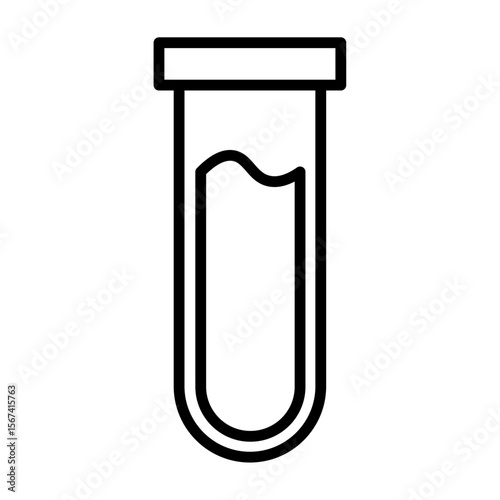 number 1 icon flat thin outline art logo