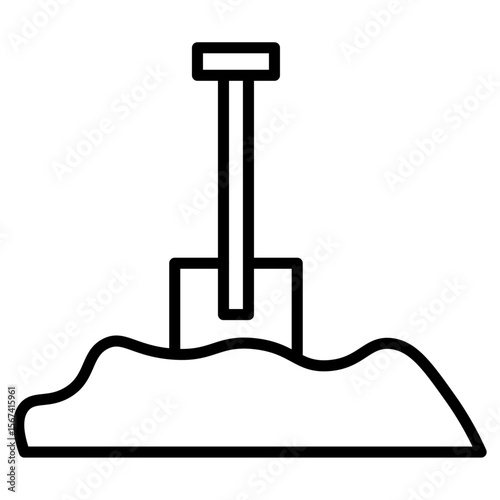 pound icon flat thin outline art logo
