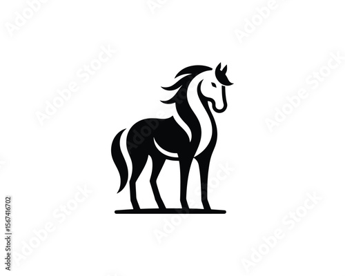 Elegant stallion a striking emblem of grace and power