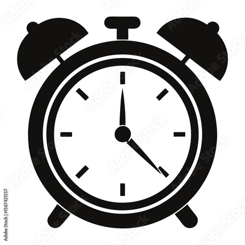 black alarm clock