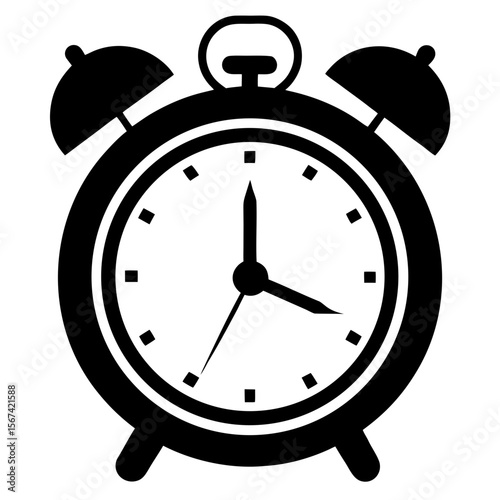 black alarm clock
