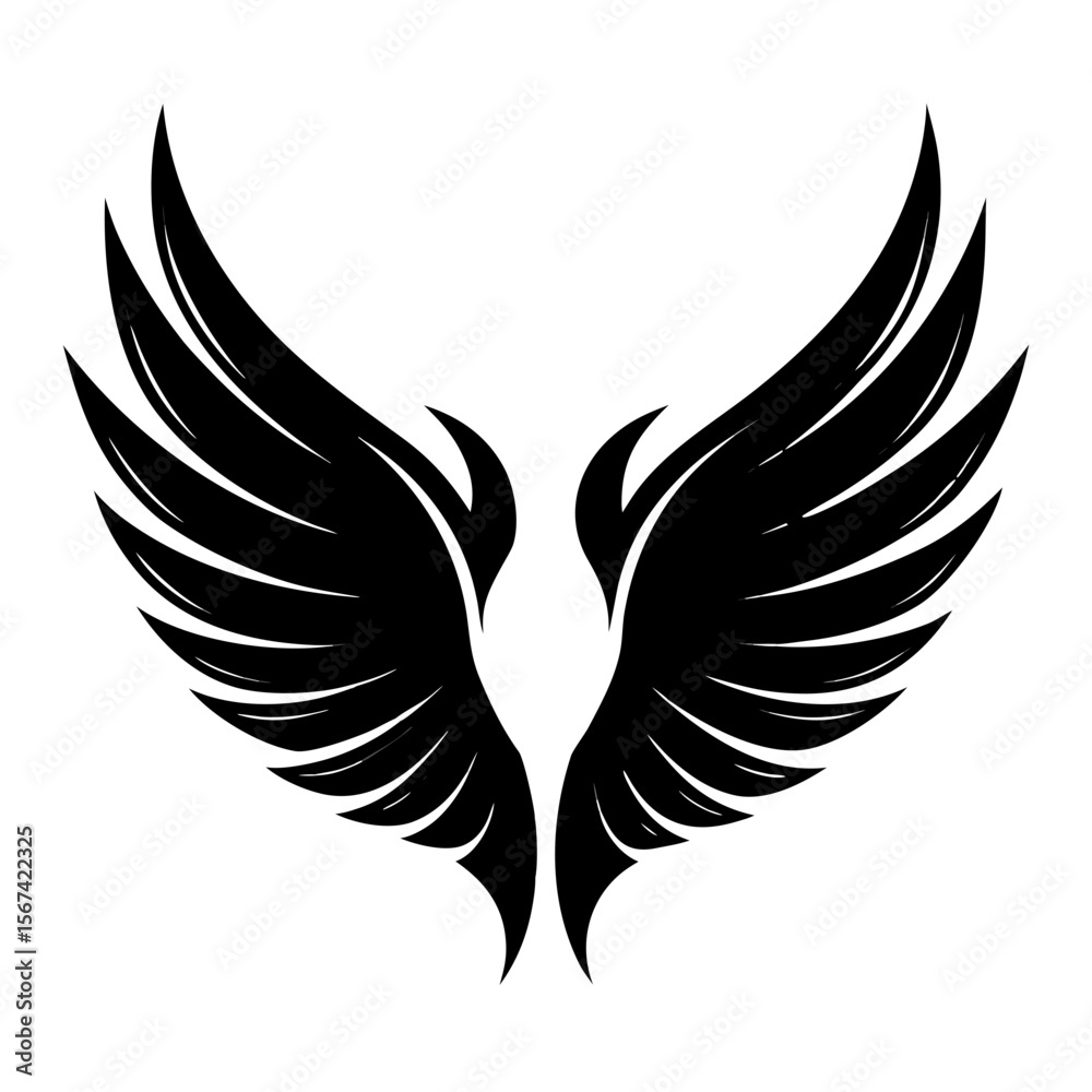 Obraz premium eagle with wings vector