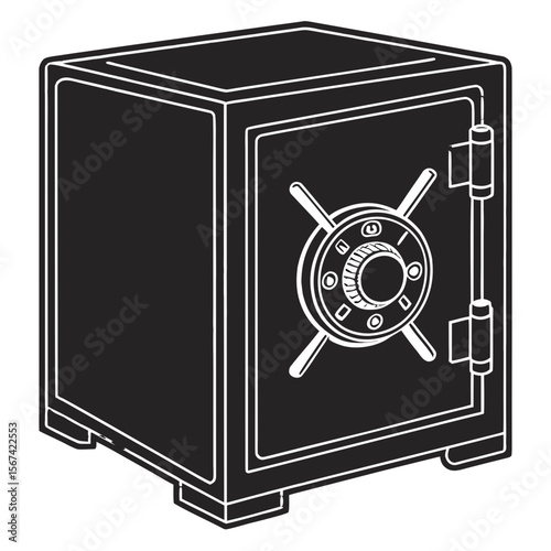 bank safe with combination lock