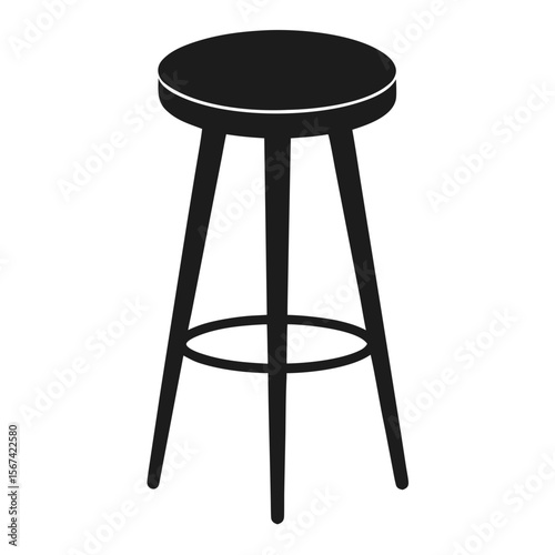 wooden chair isolated on white