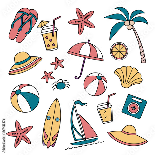 Summer Beach Vacation Collection travel tropical