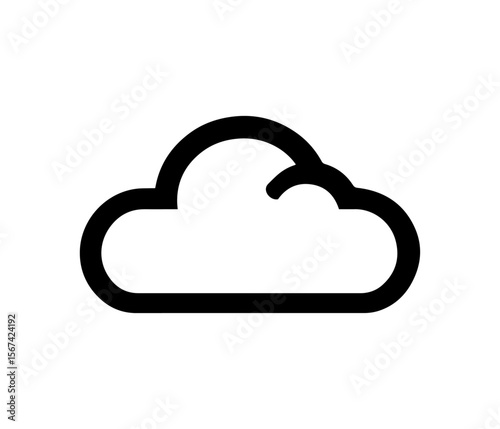 black silhouette worldwide cloud storage icon