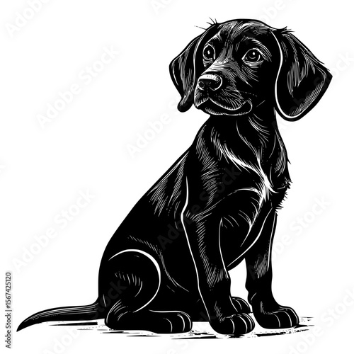black labrador retriever puppy