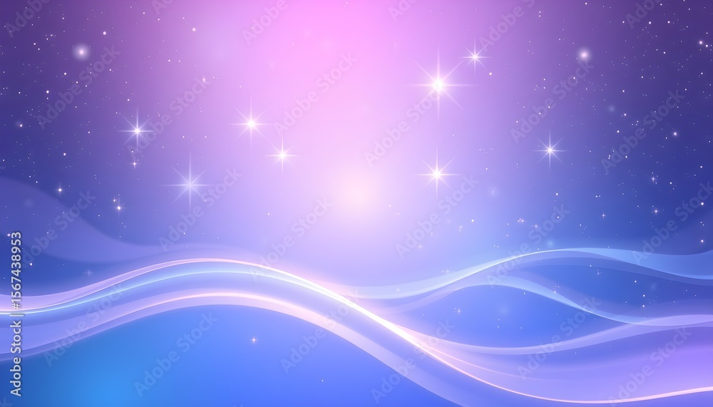 Obraz premium 우주별빛보라파랑배경이미지