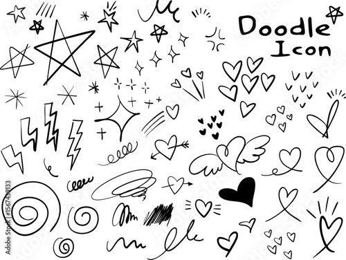 Hand drawn illustration with pen tool