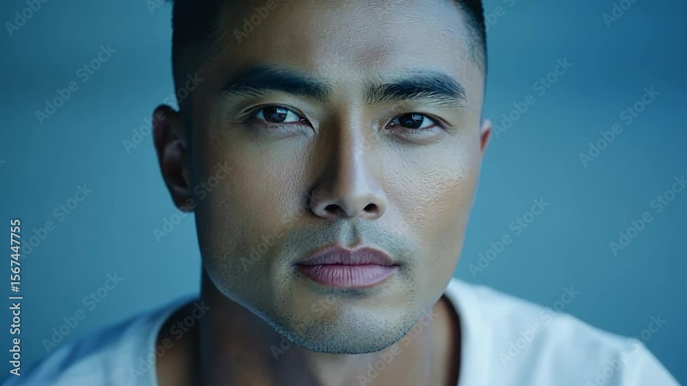 Close-up portrait of a man
