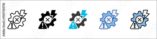 Disruption Icon Pack Multistyle Illustration