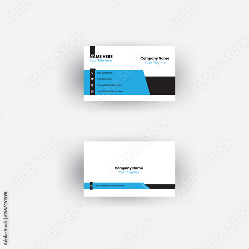 vector business card Templet design