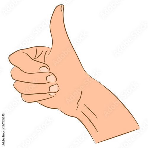 Hand Pose Illustration