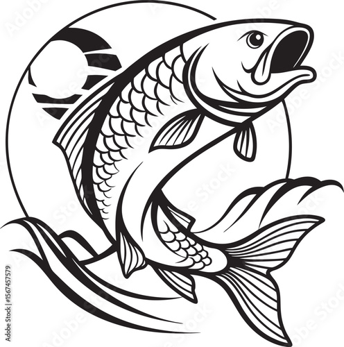 fish on a hook