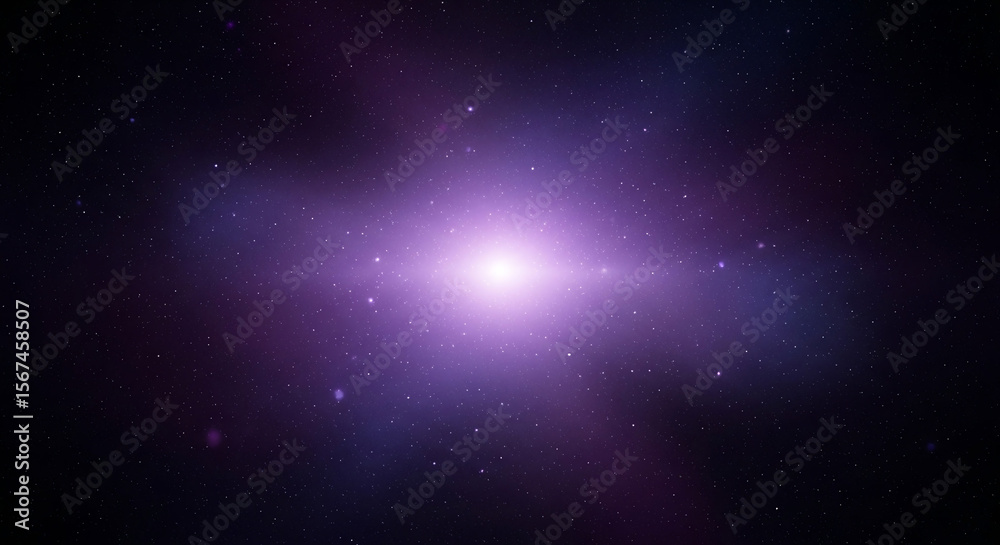 Naklejka premium purple space background
