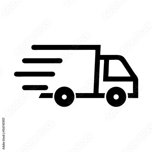 vector truck icon