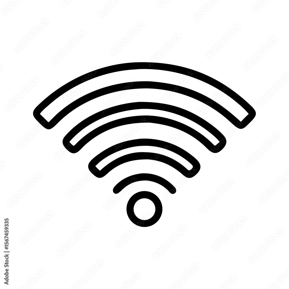Wi-Fi icon vector Wi-Fi icon vector