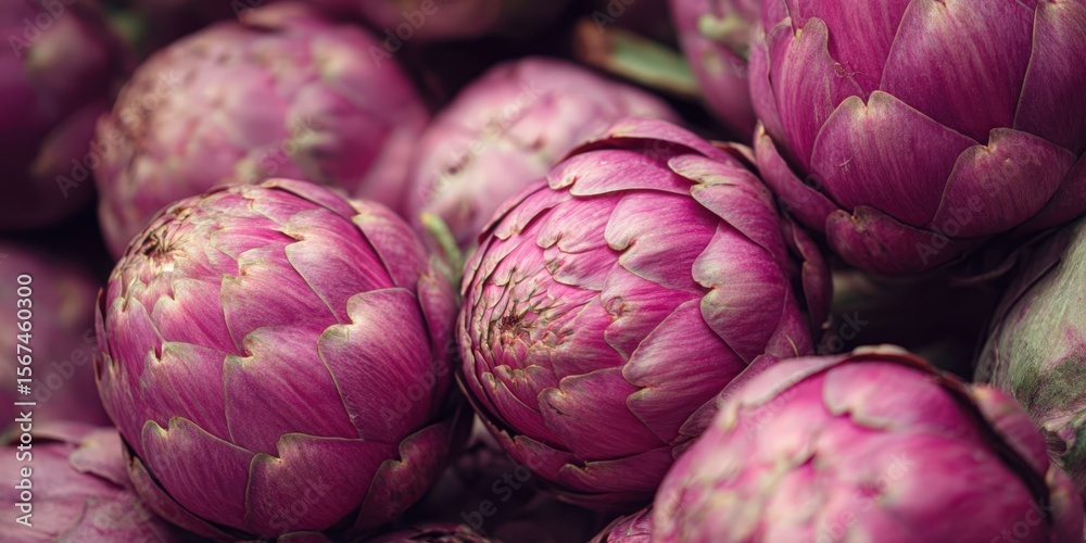 Fototapeta premium Soft Focus Pink Pion and Vegetables Background for Artistic and Nature Themes