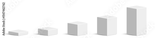 Cube black podium stage pedestal platform all size vector, offering sleek and modern display options for products, awards, or presentations. Ideal for sophisticated showcases and minimalist designs.