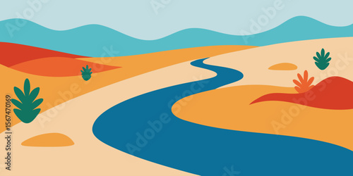 Tropical or desert landscapes featuring sand, dunes, and sky, illustrating nature's diverse beauty from hot summer beaches to dry, sunset coasts