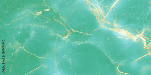 Pale soft green marble or copper veining creating elegant geometric patterns, Abstract natural stone background for home furnishings, A background with abstract marble paint and turquoise design.