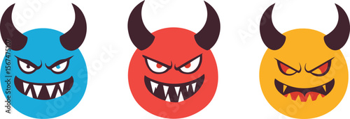 red and black mask