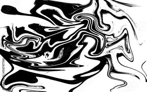 Black Marble ink texture acrylic painted waves texture background. pattern can used for wallpaper or skin wall tile luxurious.
