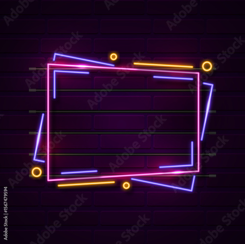 Gaming Neon Frames, Glowing Frame for Twitch and YouTube Streams, Stylish Neon Gaming Border for Video Content Creators, and a fully editable vector file.