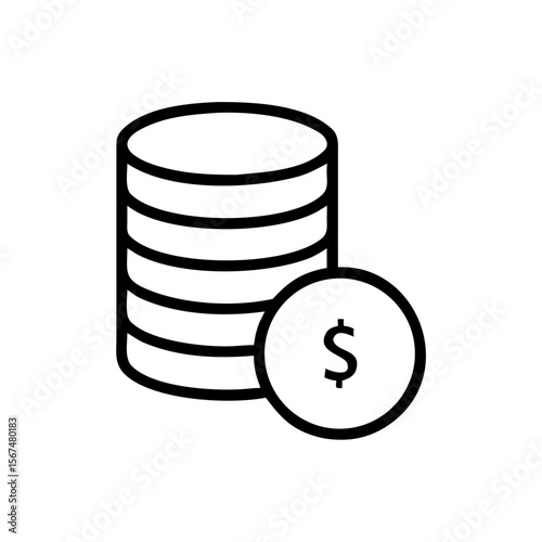 Profit and Finance Editable Stroke Icons Set – Minimal Vector Line Symbols for Revenue, Investment, and Financial Growth