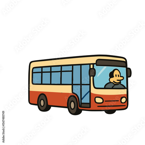 Bus Transportation Vector