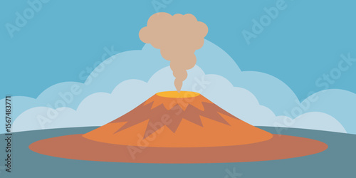 Volcanic Eruption A Fiery Spectacle of Nature's Power
