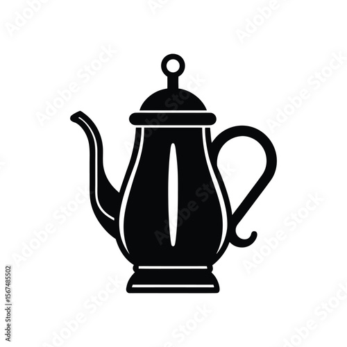 teapot isolated on white