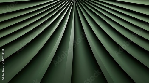 Wallpaper Mural A green abstract design with a radiating pattern. Torontodigital.ca