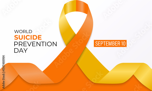 World Suicide Prevention Day is observed on September 10. This month raise global awareness about suicide prevention and mental health. Banner poster, social media, and background design. Vector.