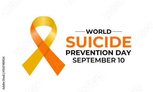 World Suicide Prevention Day is observed on September 10. This month raise global awareness about suicide prevention and mental health. Banner poster, social media, and background design. Vector.