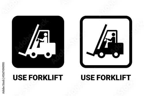 Cardboard packaging icon set vector. Hazard signs. Set recycle sign or package sign products. Packaging label, logo, badge, sticker, symbol, stamp, black, line, flat vector, isolated illustration.