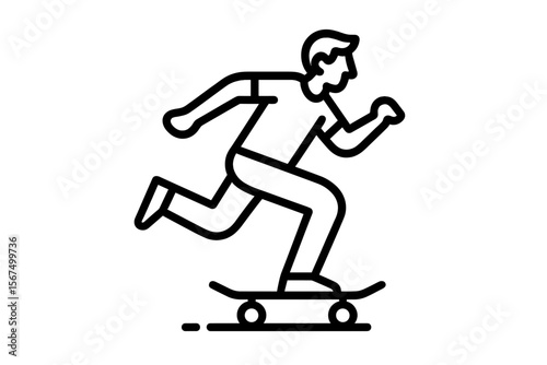 Skateboarding youth performs tricks on a skateboard in an urban park during a sunny afternoon