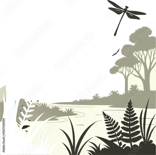background with bamboo