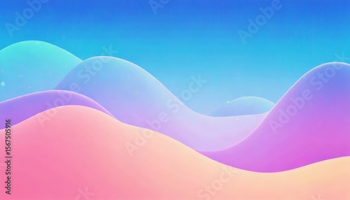 abstract colorful with waves and fluid pattern background simple and clear