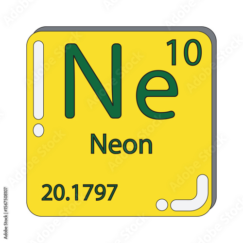 neon Periodic table of the element