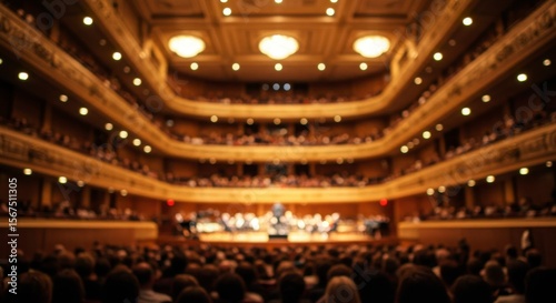Grand concert hall interior