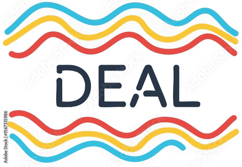 Deal Wavy Badge