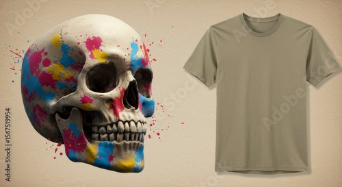 Skull graphic tee