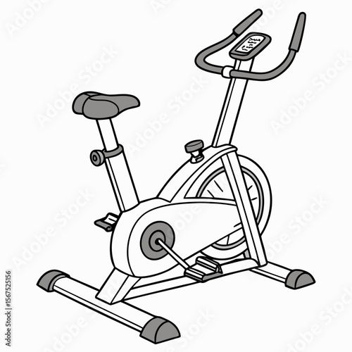 Stationary Exercise Bicycle With Digital Display exercise bike stationary bike
