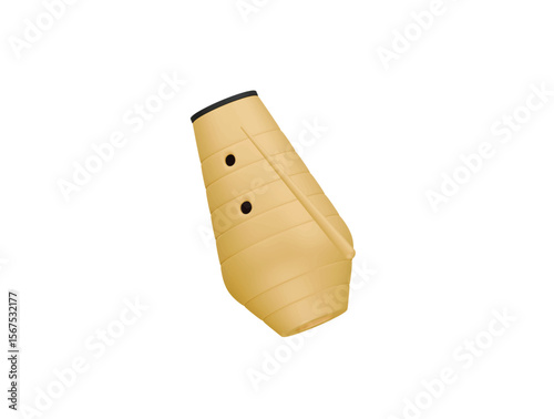 guiro icon 3d illustration render