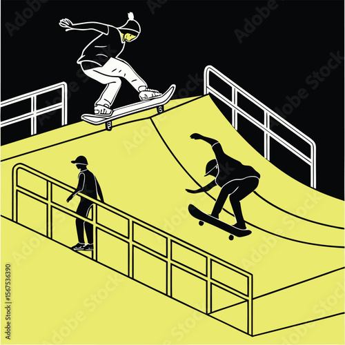 man jumping on the roof