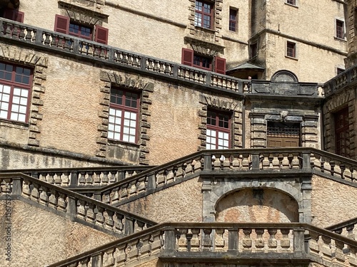 Castle niziville in france