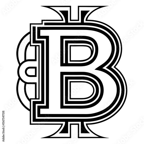 A black dollar sign symbol represents finance, business, and wealth on a white background