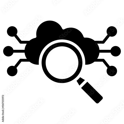 Cloud Searching Icon
