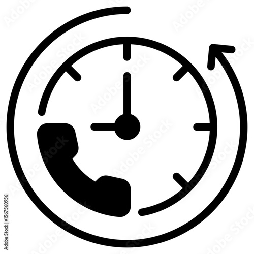 24 Hours Support Icon